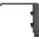 [en.casa] Wall-Mounted Dark Grey Barbord 45x120cm